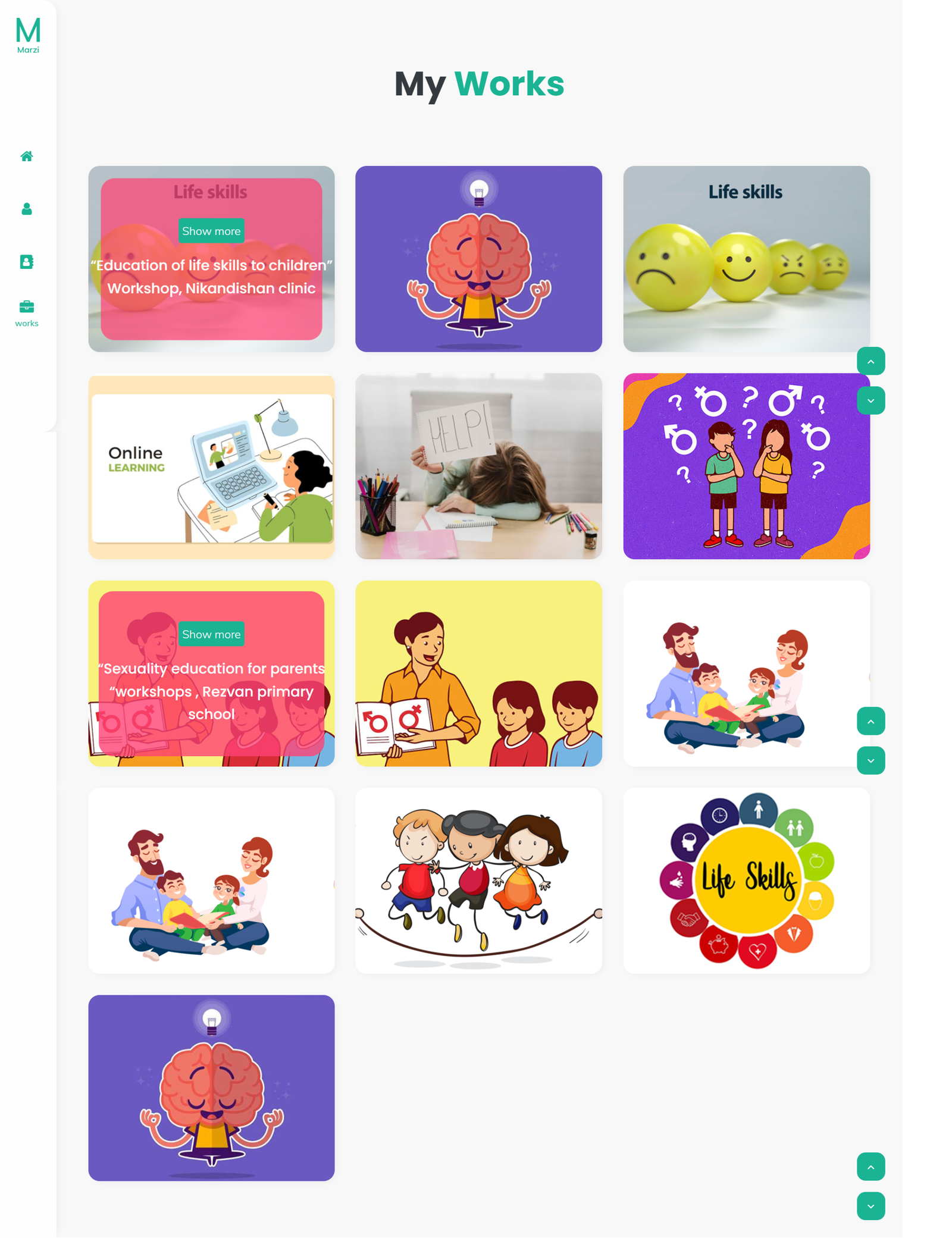 وبسایت شخصی مرضیه سرباز